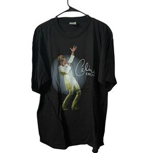 Vintage 90s Celine Dion 1996 Five star artis t shirt